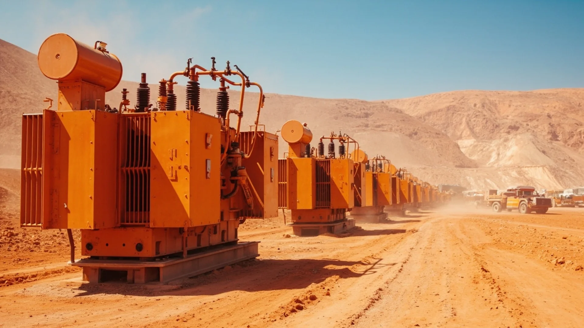 Saudi Arabian mining project with custom corrosion resistant KBSG transformers manufactured for extreme desert conditions