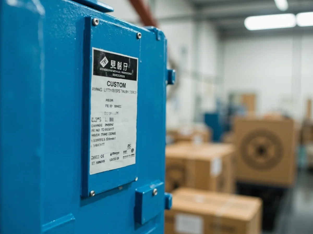 Custom branded transformers with private label nameplate for overseas distributor