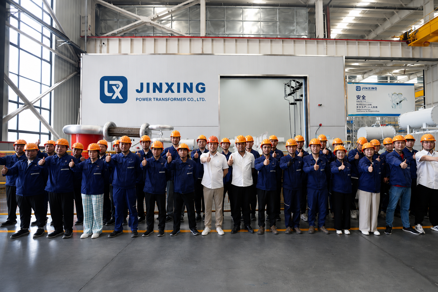 JINXING transformer engineering, manufacturing and international project team
