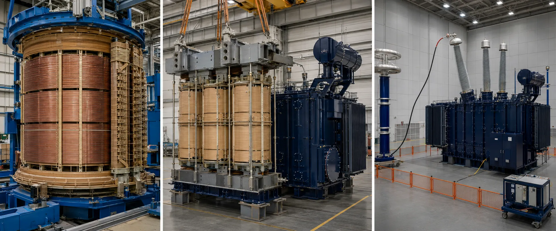 220kV transformer manufacturing and quality testing process