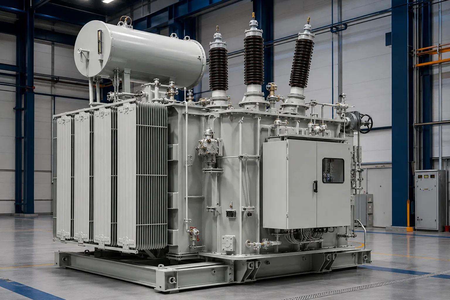 Transformer in the JINXING factory high-voltage test bay