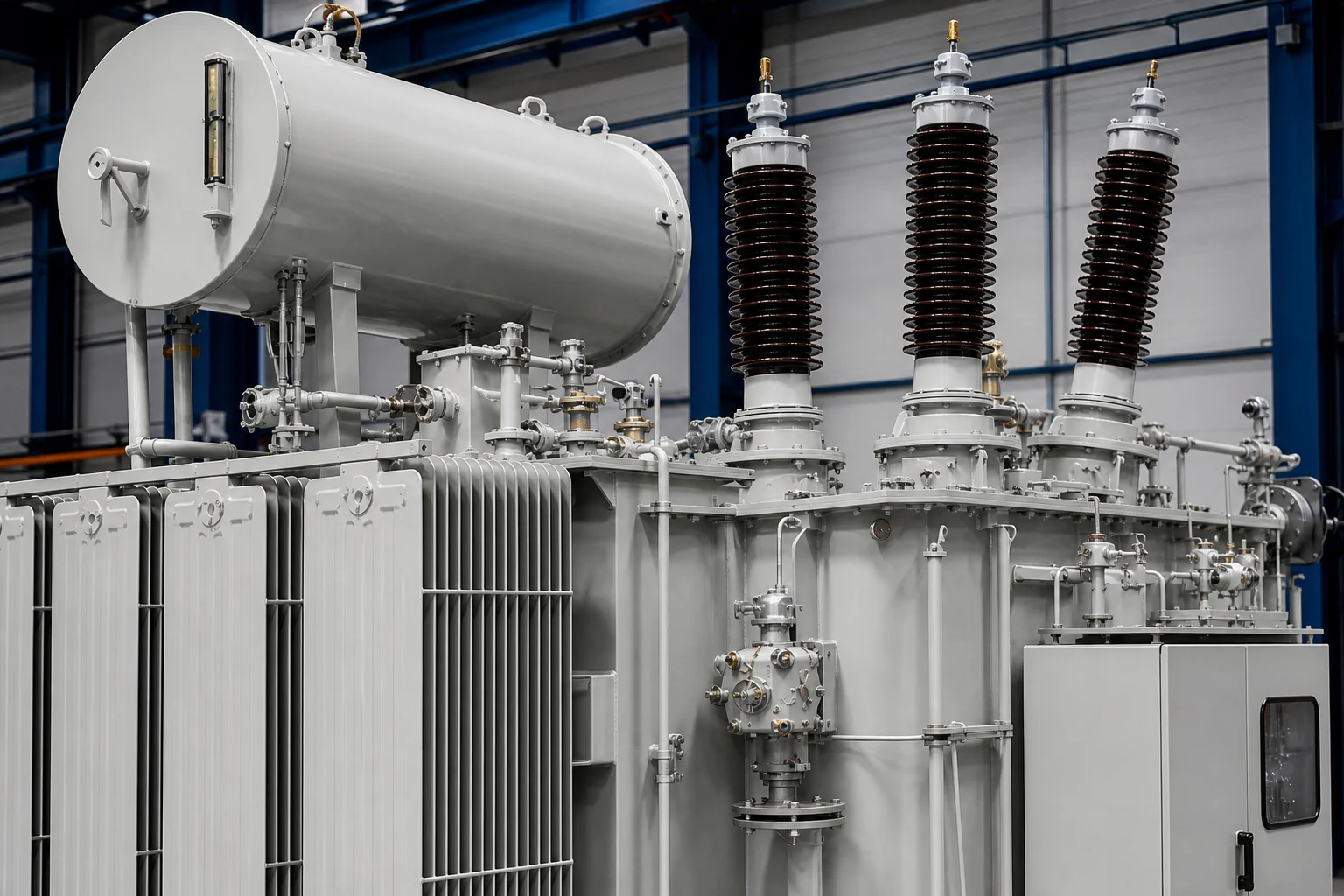 66kV transformer bushings, cooling system and terminal details