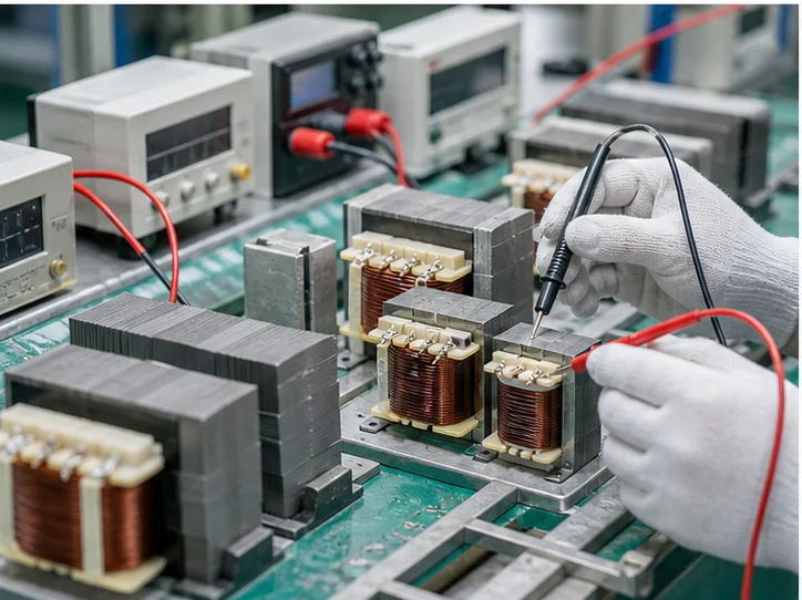 EI Transformer — manufacturing and quality testing