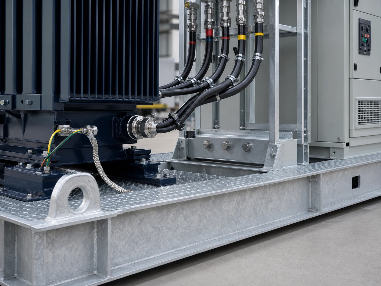 JINXING Transformer Skid transformer switchgear and cable termination details