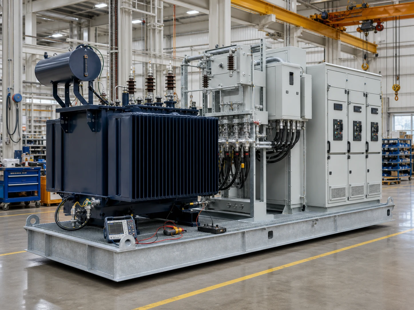JINXING Transformer Skid factory assembly and final inspection