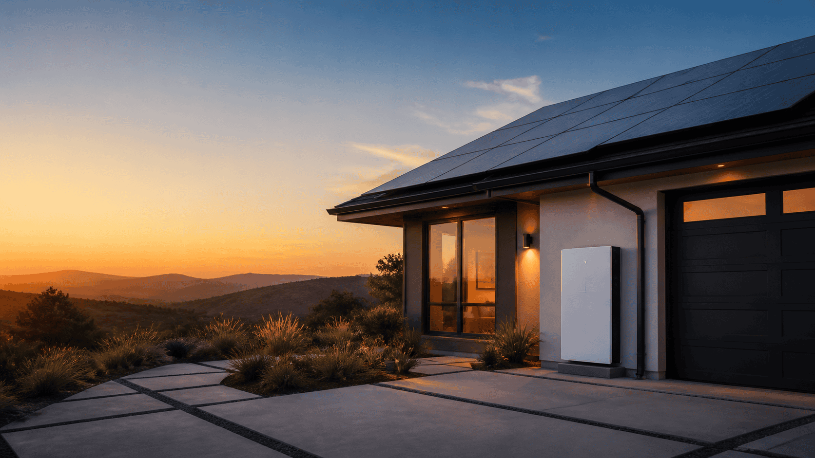 California home solar and battery system